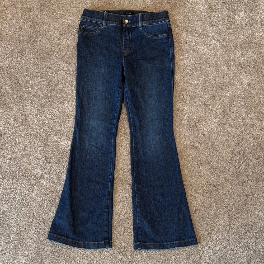 SPANX Dark Blue Flare Jeans